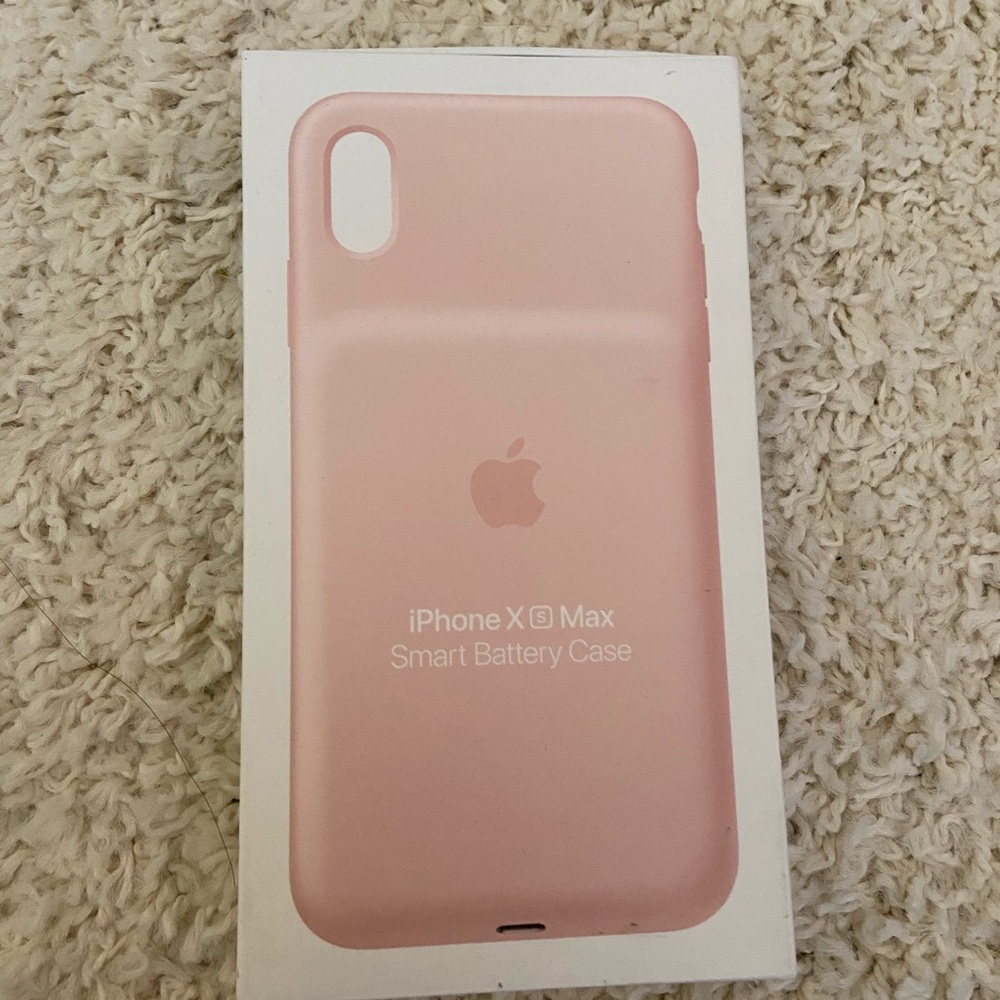 used pink apple charging case